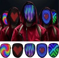 Led หน้ากากการตรวจจับท่าทาง,light Up Mask 50รูปแบบสำหรับเด็ก/ชาย/หญิง LED ฮาโลวีนหน้ากากสำหรับเครื่องแต่งกายคอสเพลย์