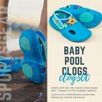 NABAIJI รองเท้าแตะ รองเท้าแตะเด็กผู้ชาย ใส่เดินริมสระรุ่น 500 ( Baby Pool Clogs CLOG 500 - Blue) อุปกรณ์ว่ายน้ำ Swim ชุดว่ายนํ้าเด็ก ห่วงยาง รองเท้าชายหาด