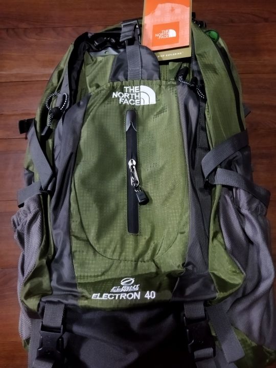 Electron 40L The North Hiking Backpack Mountaineering Bag Hiking Bag Metal  Brace with Rain cover Lazada PH