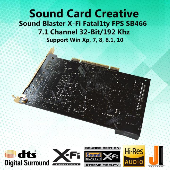 sound-card-creative-sound-blaster-x-fi-fatal1ty-fps-sb0466-7-1-channel-pci-มือสอง