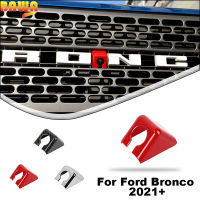 BAWA ABS Car Center Grille ฝาครอบตกแต่งกล้องสำหรับ Ford Bronco 2021 2022 2023อุปกรณ์ป้องกันภายนอก