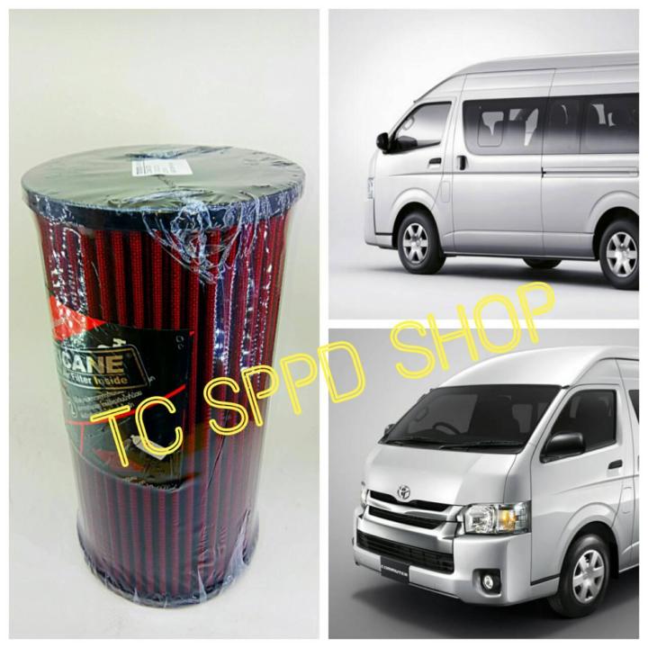 กรองอากาศผ้า(HURRICANE) TOYOTA COMMUTER 03-14