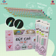 Hộp 12 Cây Bút Chì Đen Vỏ Nhựa Định Vị DV-2B