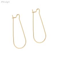 20pcs Stainless Steel Kidney Earring Ear Wires Hooks Findings Gold Color Korea Earring Hooks For DIY Jewelry Making