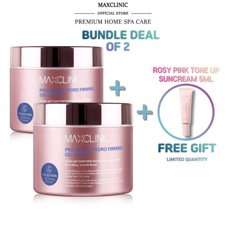 New [BUNDLE DEAL of 2] MAXCLINIC Pro Edition Hydro Firming Gel Cream ...