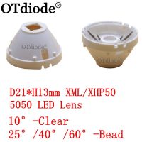 10ชิ้นครี Xml แอลอีดี Xml2แอลอีดี Xhp50ที่จับสีขาว20มม. 10/25/45/60องศา Led เลนส์/สะท้อนแสง