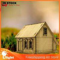 Ulight 1/72บ้านสไตล์ยุโรป,3D ปริศนาที่ถอดประกอบได้,กิจกรรมสำหรับเด็กและพ่อแม่,โมเดลฉากสถาปัตยกรรมสำหรับ Kado untuk Sahabat ฉากสงคราม Diorama,ครอบครัว