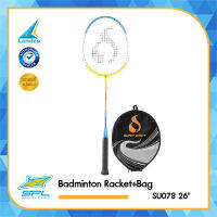 SUPER SPORT ไม้แบดมินตัน ไม้แบด SUP Badminton Racke + Bag SU078 26" (180)