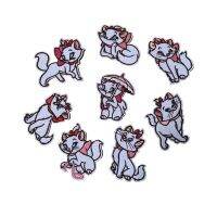 The Aristocats Disney Embroidered Patch Stickers DIY Sweatshirt Cartoon Fusible Patches Clothes Jackets Appliques Sewing Gifts Haberdashery