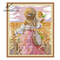 CrossDecor Cross Stich รูปแบบและชุด Dmc รูปพิมพ์ Aida ผ้า Handmade 11CT 14CT เย็บปักถักร้อย DIY เย็บปักถักร้อยผ้าฝ้ายชุดตกแต่งบ้านหัตถกรรมชุดเย็บผ้า