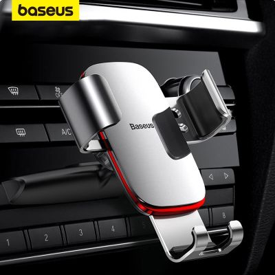 Baseus Car Phone Holder for Car Air Vent / CD Slot Mount Phone Holder Stand for iPhone Samsung Metal Gravity Mobile Phone Holder Car Mounts