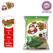 COMBO 5 GÓI SNACK RONG BIỂN VỊ TRUYỀN THỐNG ORIGINAL FLAVOUR CRISPY