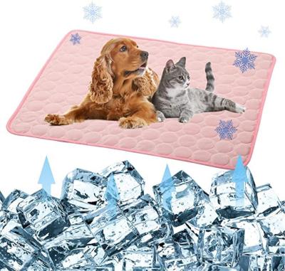 [pets baby] สัตว์เลี้ยงสุนัข PadCooling เสื่อเตียงสุนัขระบายอากาศผ้าห่ม CatPads ทนทานไม่ติดเบาะสำหรับสุนัขแมวผลิตภัณฑ์สัตว์เลี้ยง