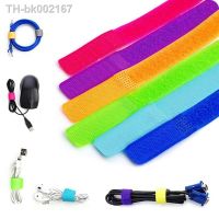 ㍿۩﹊ 50Pcs Reusable Cable Nylon Magic Strap Cable Wire Cord Ties Tidy Organiser Desk Management for Cable Winder