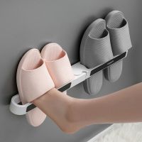 【CW】 2021 New Wall Mounted Slippers Storage Rack Shoes Shelf Necessaire Appliance Accessories Organizer