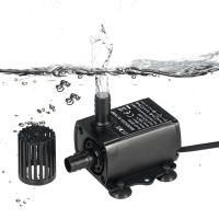 Aquarium Water Pump Ultra-Quiet Submersible Fountain Pump Fish Tank Water Circulating Fountain Brushless Oxgyen Pump 300LH Aqua