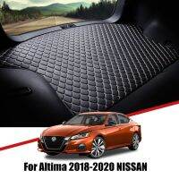 แผ่นหนังรองท้ายรถสำหรับ Nissan Altima L34 2018 2019 2020กันน้ำแผ่นรองป้องกันพื้นอุปกรณ์เสริมไลเนอร์กระบะ