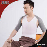 Suikone เสื้อกล้ามผ้าฝ้ายสำหรับผู้ชาย,บางเฉียบป้องกันไหล่อบอุ่นและระบายอากาศ