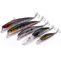 【hot】✁❇⊙ 5pcs Crankbait Fishing Set Of Wobblers Pike Trolling Tackle Hard Bait Fake Artificial Baits Sea