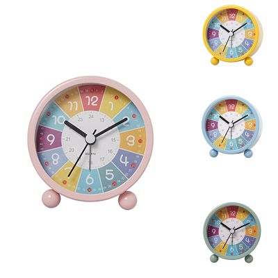 Educational Wall Clock for Kids Learning Time, Silent Non-Ticking Decorative Clock for Classrooms or Bedrooms