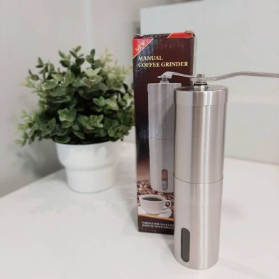 CFA เครื่องบดกาแฟ Manual Coffee Grinder  มือหมุน บอดี้แสตนเลส แกนบดเซรามิก เครื่องบดเมล็ดกาแฟ