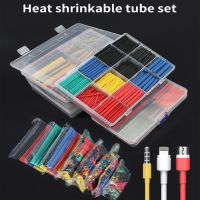 Thermoresistant Tube heat shrink tubing kit  Termoretractil Heat shrink tube Assorted Pack diy insulation for cables shrink wrap Wires Leads Adapters