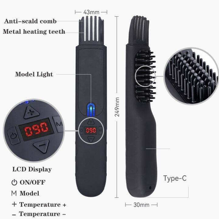 wireless-beard-straightener-comb-for-men-hair-hot-comb-quick-electric-heated-beard-brush-styler-portable-comb-straightener