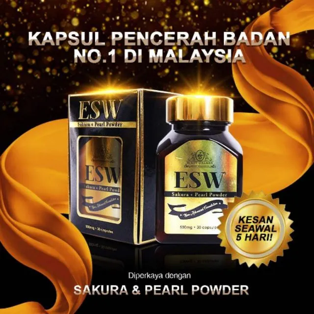 Extra Skin White Original Esw Memutih Seluruh Badan Merawat Masalah Kulit Berjeragat Ubat Jeragat Ubat Jerawat Memudarkan Parut Jerawat Mencerahkan Kulit Merawat Masalah Kulit Kusam Whitening Glowing Free Gift Lazada