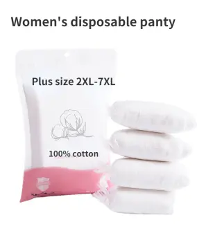 5pcs/set Disposable Panty Women Cotton Underwear