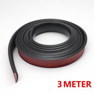 Universal L Shape Car Seal Strip Weatherstrip Trim Self-Adhesive Waterproof Car Wheel Arches Sill Side Bumper Fender Flare Guard