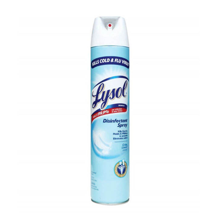 Lysol Disinfectant Spray Crisp Linen Scent 510ml Lazada PH