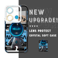 Casing Ponsel สำหรับ Infinix Smart 7 Tecno Spark Go 2023 Pop 7 Pro ของแท้กันกระแทกใหม่กล่องที่สร้างสรรค์ปลอกอ่อนเคสมือถือใสป้องกันกล้องคลุมทั้งหมด