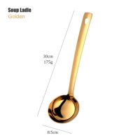 QTCF-1pc Gold Stainless Steel  Non-stick Spatula Shovel Kitchenware Slotted Turner/rice Spoon/skimmer/potato Masher Cooking Utensils