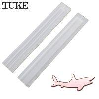 TUKE Shark ซิลิโคนขนาดใหญ่รอบสแควร์ยาวหลอดสบู่แม่พิมพ์สบู่ทำมืออุปกรณ์เครื่องมือ Plum Blossom Star Moon