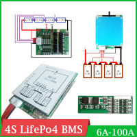 4วินาที12.8โวลต์ LifePo4 BMS 6A 30A 50A 100A 3.2โวลต์ลิเธียมเหล็กฟอสเฟตคณะกรรมการป้องกันสมดุล12โวลต์4เซลล์อินเวอร์เตอร์ BMS PCM