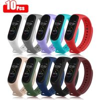 【CC】 10Pcs/Pack Band 6 5 Silicone Wrist Watchband 4 3 Accessories