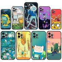 Phone Case For iPhone 13 14 12 11 Pro MAX XR X SE XS 7 8 Plus Luxury iPhone13 14 Capa Soft Silicone Cover Cartoon Adventure Time