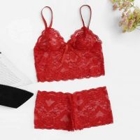 【jw】❆﹍✥  Briefs Sleepwear Set Hollow Babydoll Push Up Erotic