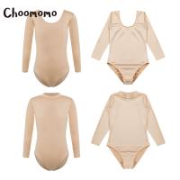 Choomomo เด็กสาว110-160บริสุทธิ์เปลือยแขนยาวบัลเล่ต์เต้นรำ L Eotards สำหรับยิมนาสติกการฝึกอบรมนุ่มบอดี้สูทออกกำลังกายเสื้อผ้า