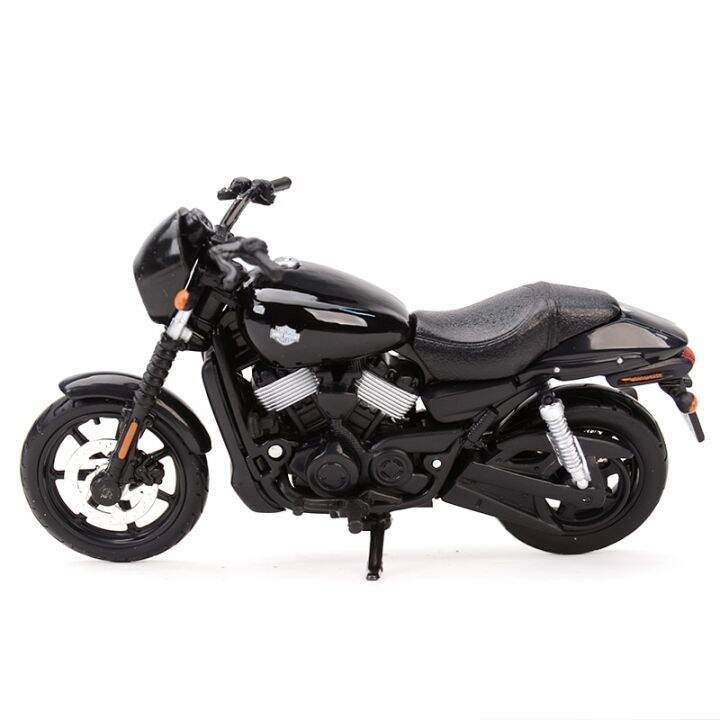 maisto-1-18-harley-davidson-2015ถนน750ยานพาหนะหล่อตายสะสมงานอดิเรกของเล่นแบบจำลองรถมอเตอร์ไซค์