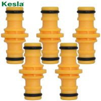 【YF】❧  5PCS Joiner Repair Coupling 1/2 Garden Hose Tubing Fitting Pipe Drip Irrigation Watering System for Greenhouse