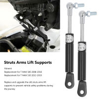 1 คู่ Struts Arms Lift รองรับโลหะรถจักรยานยนต์ที่นั่งยกรองรับ Strut Gas Spring เปลี่ยนสำหรับ T MAX 500 530