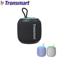 Tronsmart ลำโพง5.3 T7แบบพกพาขนาดเล็กบลูทูธ TWS,มีเบสที่สมดุลกันน้ำ IPX7โหมด LED สำหรับกลางแจ้ง