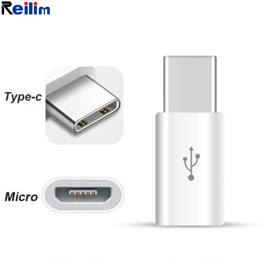 Reilim OTG Micro USB Adapter To Type C 3.0 Charger Data Splitters ศัพท์มือถือ Tipo Charging Converter สำหรับ Samsung Xiaomi