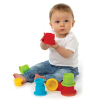 Playgro Stacking Fun Cups ของเล่น บล็อกเซ็ต ต่อตัวถ้วย เสริมสร้างพัฒนาการเด็ก