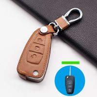 ☞ For Ford Ranger C-Max S-Max Focus Galaxy Mondeo Transit Tourneo Custom Soft Leather Car Remote Key Fob Shell Cover Case