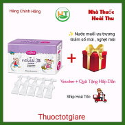 Dung dịch nhỏ mũi Nebial Nebianax 3% Flaconcini - Nước muối ưu trương hộp