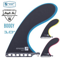 Ananas Surf 10 "นิ้ว Boogy Surfboard Fin ไฟเบอร์กลาส Center กล่องเดียว Longboard Us ฐาน Sup อุปกรณ์เสริม Noserider สไตล์