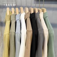 2022ใหม่ Muji Uniqlo LUUD Modi สีเสื้อโปโลปกมุกผ้าฝ้ายแขนสั้นผู้ชายที่เดินทางมาพักผ่อนโจ๊กพอลเสื้อของปลูกฝังคุณธรรมของคน