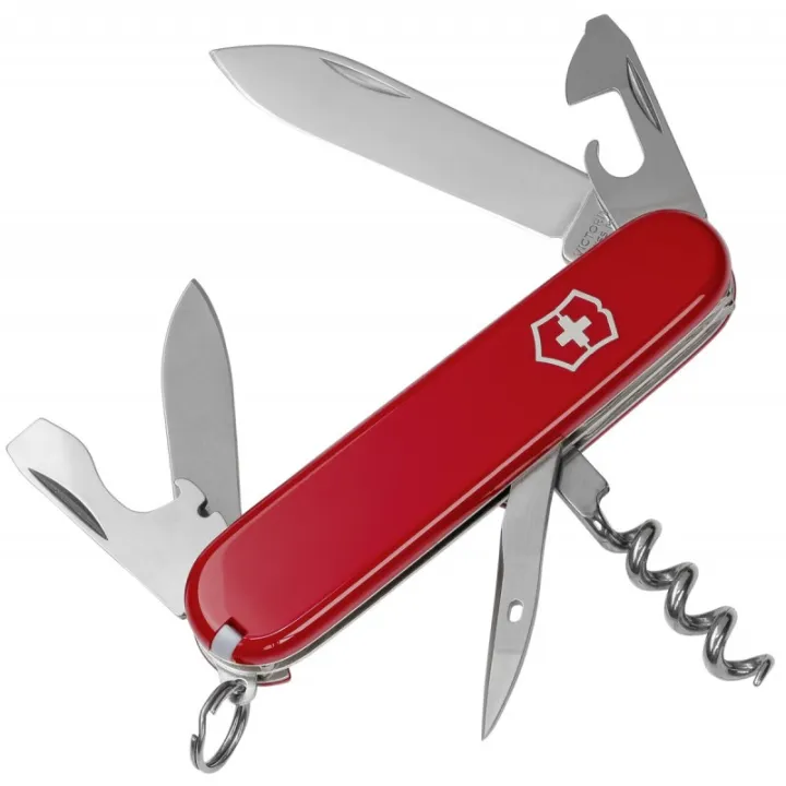 V~victorinox Swiss Army Pocket Knife Tourist 12 Functions 84mm 100 Authentic And Original 1816